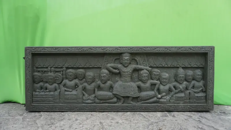 Product image 1 of the product “Relief Figures in rect frame 50x150cm ”